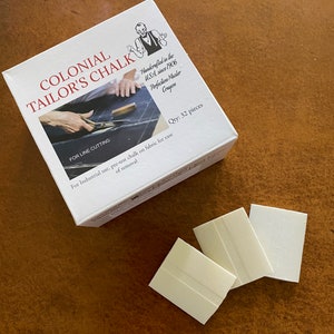 Hemline Vanishing Tailors Chalk: Pack of 3 White in a Plastic Case. 