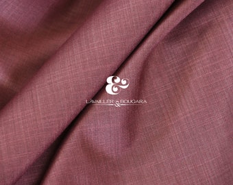 Light Rose Super 180s Hopsack Wool Cashmere | Suiting Fabric - Custom Cut By the Yard | Slub Bespoke Tie Vest Coats Bowties Winter Wed Suits
