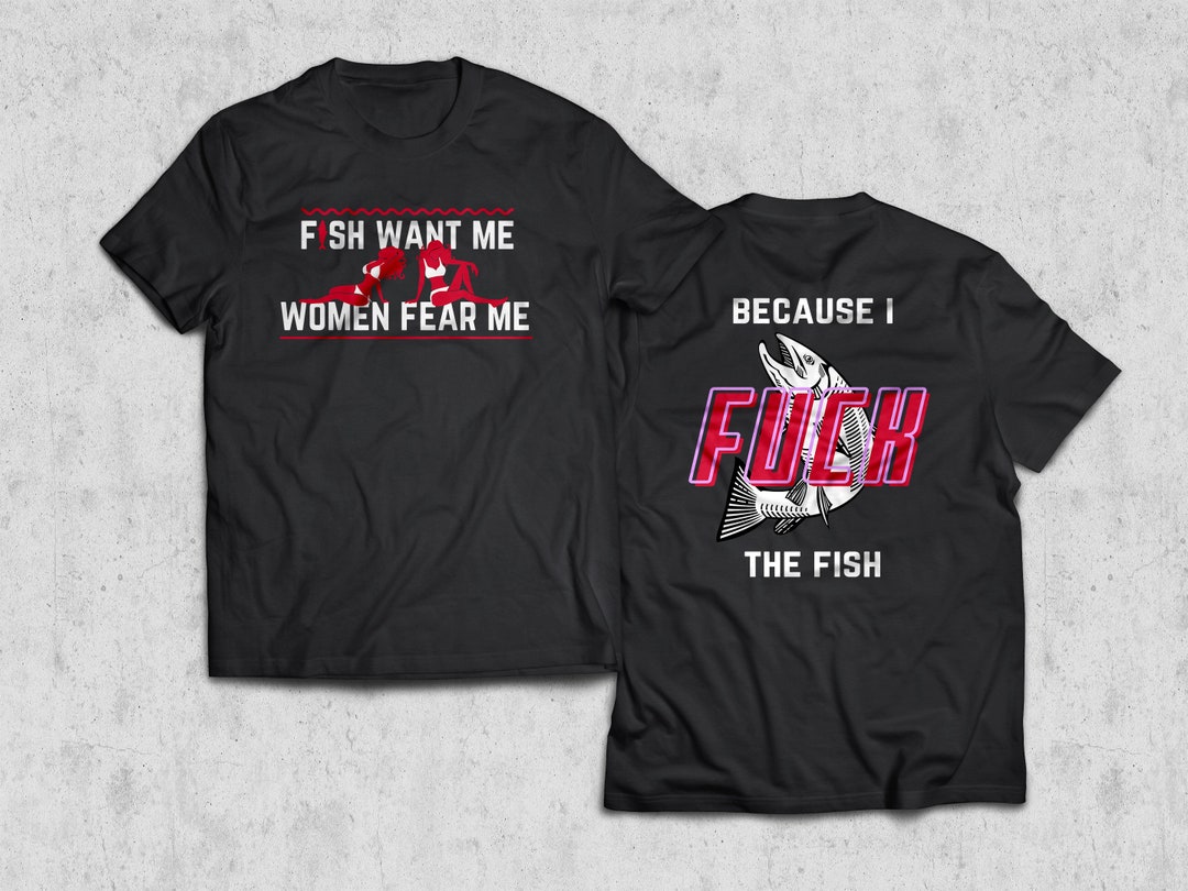 Women Want Me Fish Fear Me Fishing Men's Graphic T-Shirt, Safety Green,  Small