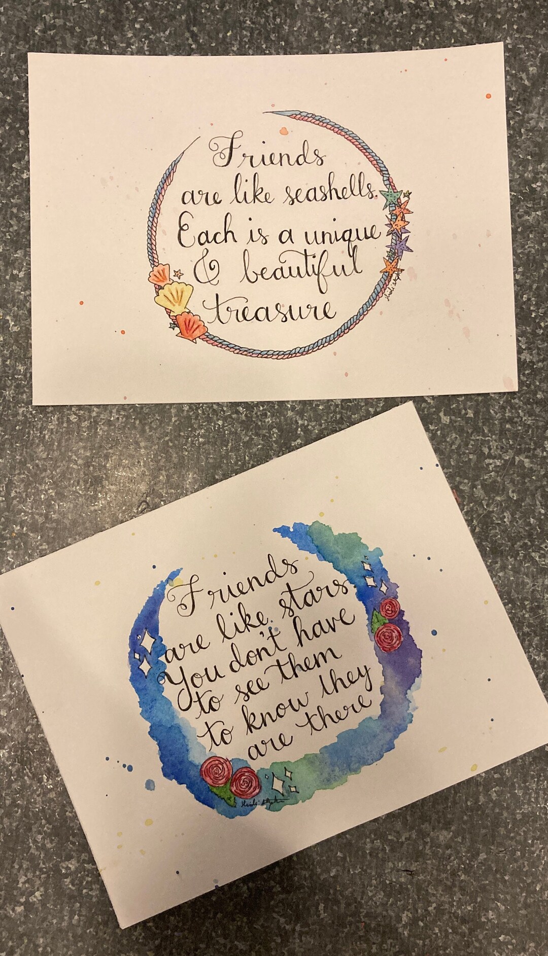 Custom Wreath With Hand Lettering Commission Concept Sketch - Etsy