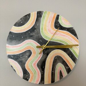 What is Time? -- 9 inch wooden clock