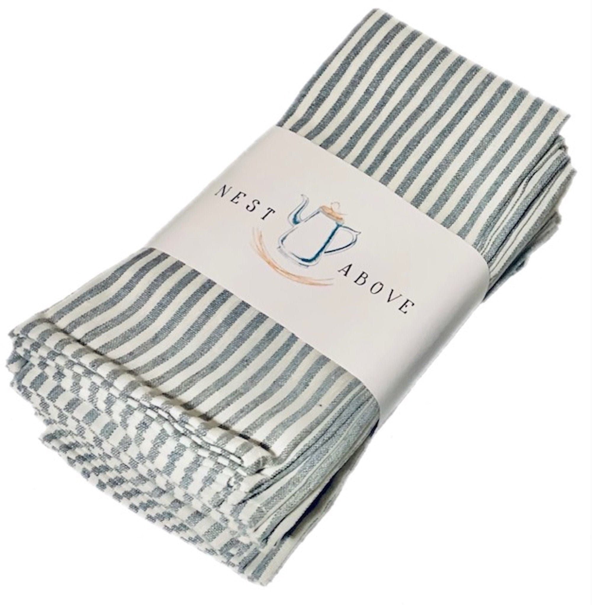 Set of 12 Washable Linen/Cotton Cloth Napkins