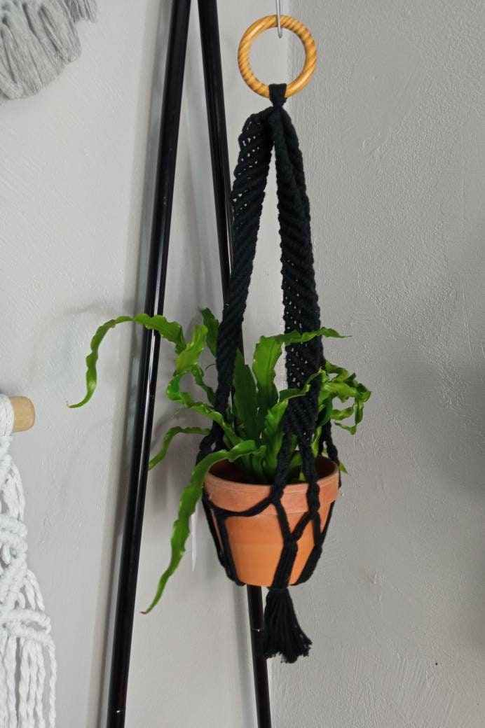 Suspension Porte Plante Macramé