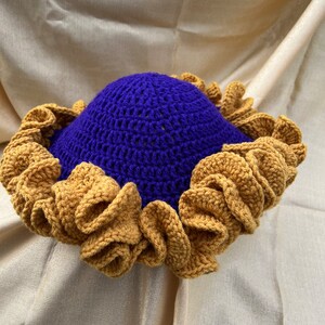 Crochet Ruffle Hat