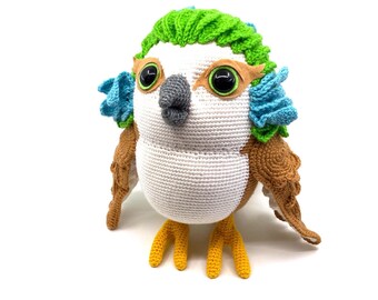 Space Owl Crochet Pattern PDF ONLY