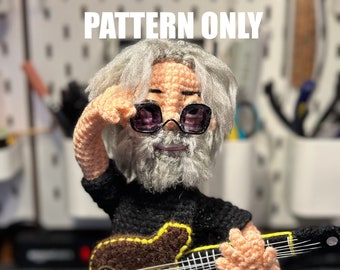 Jerry Garcia CROCHET PATTERN ONLY - Etsy