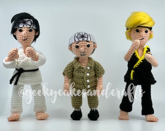 Karate Kid Bundle pack CROCHET PATTERN ONLY