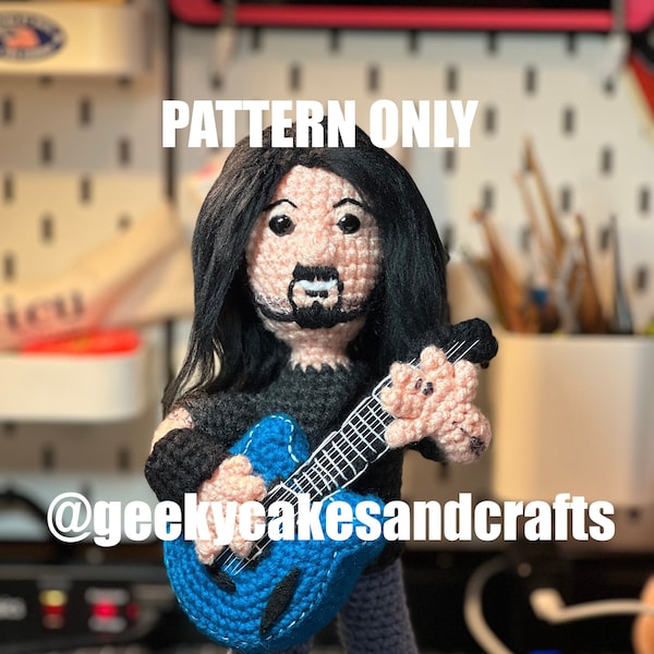 Dave Grohl CROCHET PATTERN ONLY