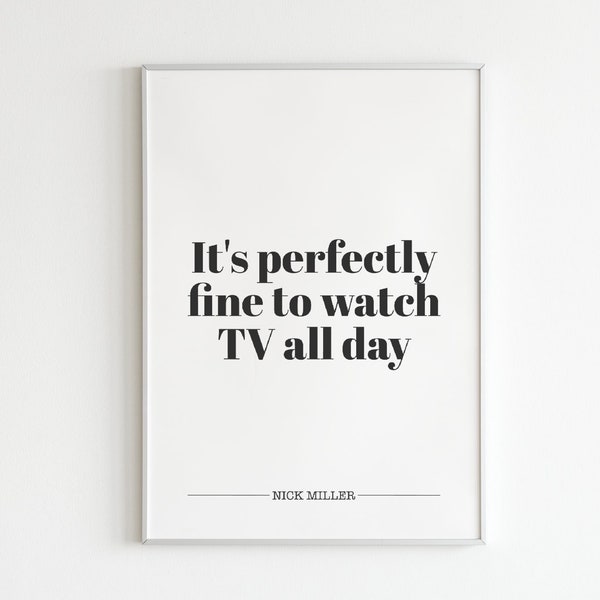 Nick Miller Print - New Girl TV Show - Unframed 4x6/5x7/8x10/A6/A5/A4/A3/A2/A1