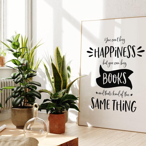 Book Quote Print, Bookish Gift, Unframed 4x6/5x7/8x10/A6/A5/A4/A3/A2/A1, Gift For Book Lover, Literary Poster, Reading Quotes