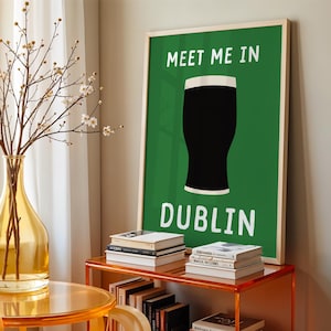 Green Dublin Art Print: Guinness Wall Art Available In 16 Sizes image 13