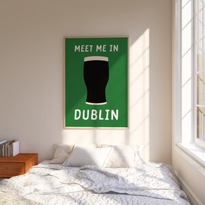 Green Dublin Art Print: Guinness Wall Art Available In 16 Sizes image 10