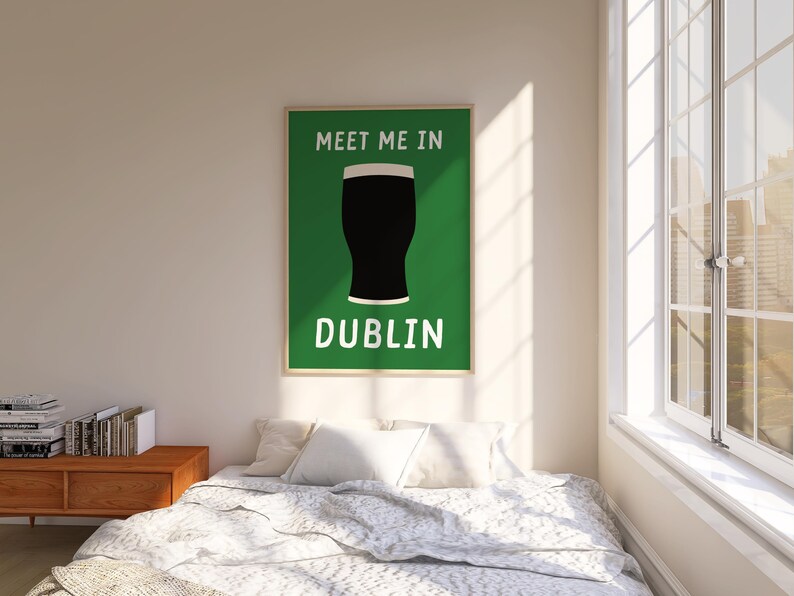 Green Dublin Art Print: Guinness Wall Art Available In 16 Sizes image 10