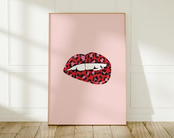 Lips Wall Art: Cheeky Colourful Home Decor
