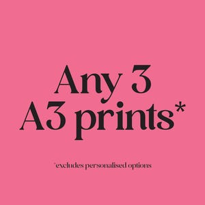 A3 Art Prints Bundle: Mix & Match Gallery Wall Set of 3