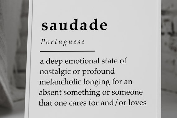 Saudade Portuguese Gifts Etsy