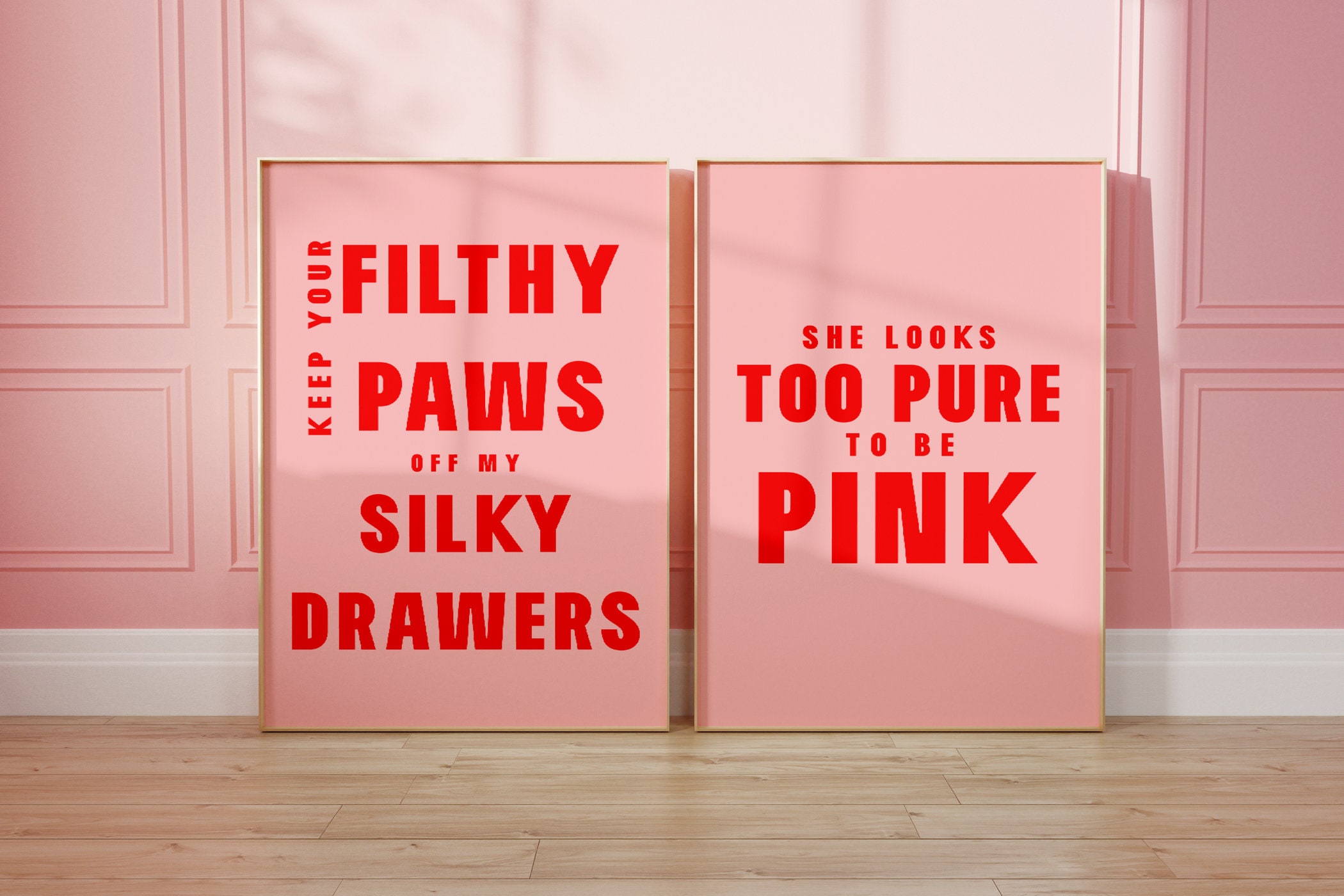 Grease Prints Set of 2, Unframed 4x6/5x7/8x10/a6/a5/a4/a3/a2/a1, the Pink  Ladies Quotes, Rizzo Quote Print, Pink and Red Prints, Funny Quote - Etsy