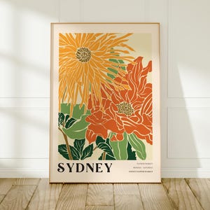 Sydney Flower Market Print: Botanical Wall Art