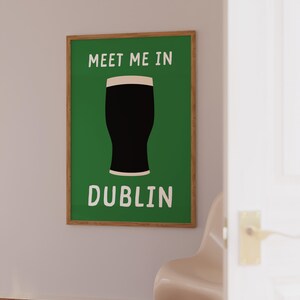 Green Dublin Art Print: Guinness Wall Art Available In 16 Sizes image 11