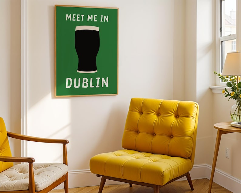 Green Dublin Art Print: Guinness Wall Art Available In 16 Sizes image 12
