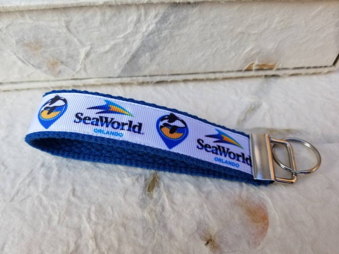 Llavero Personalizado De Tela Con Monograma - Tejido De Algodón Y Metal, Hecho A Mano En EE. UU.