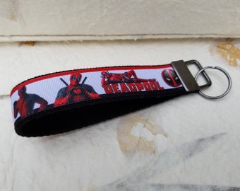 Deadpool Key Fob, Keychain, Wristlet