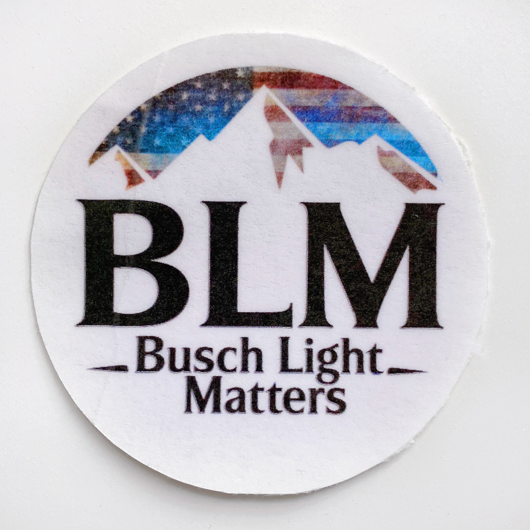 BLM Busch Light Sticker - Etsy Canada