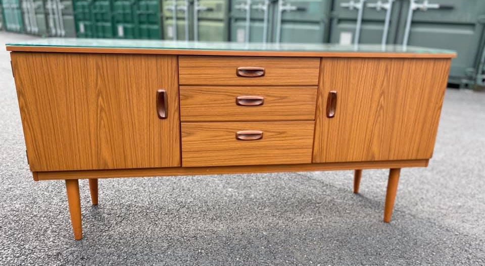 Eyecatching Mid century Schreiber sideboard in beautiful Etsy
