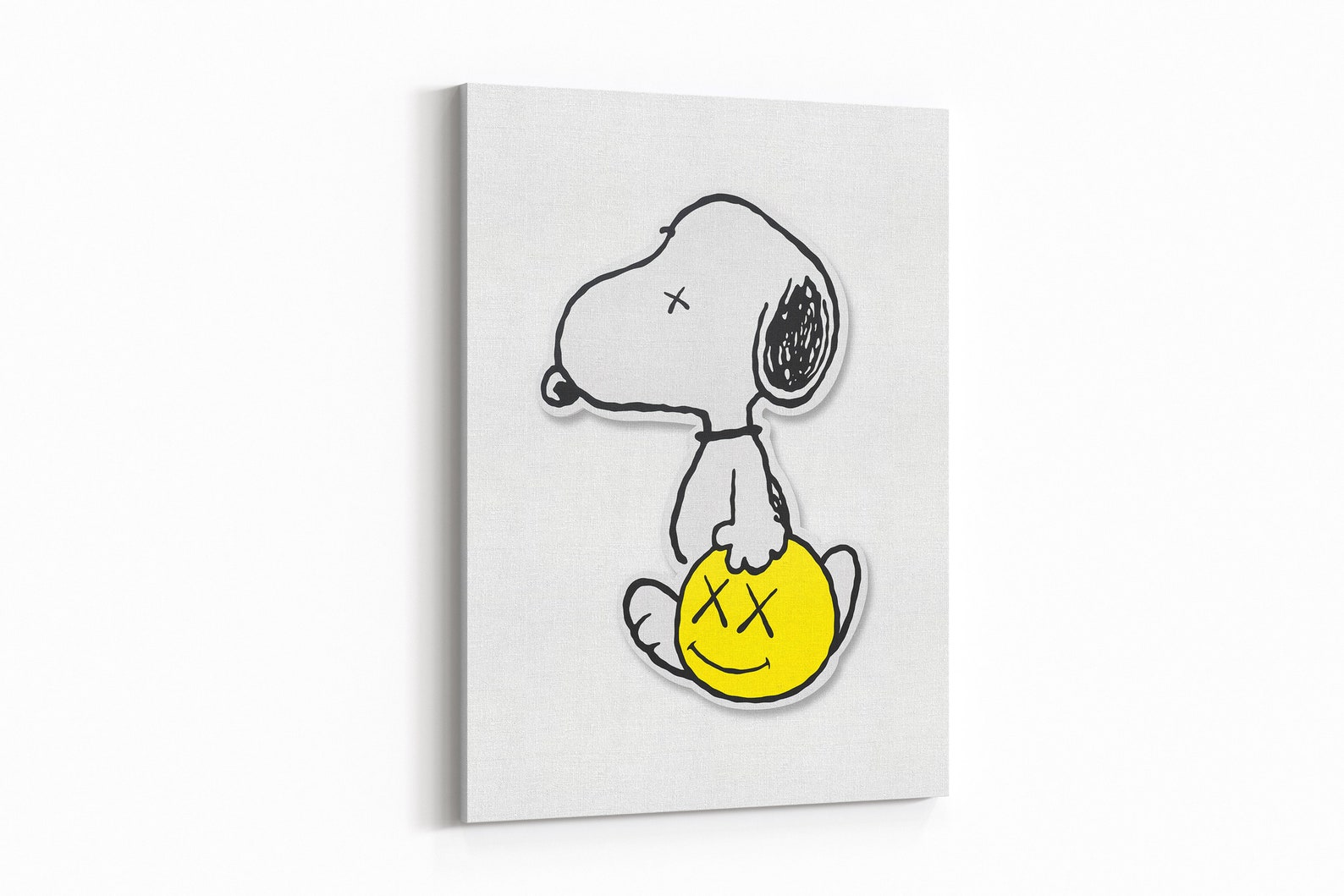KAWS X Snoopy Wall Art Hypebeast Decor Etsy
