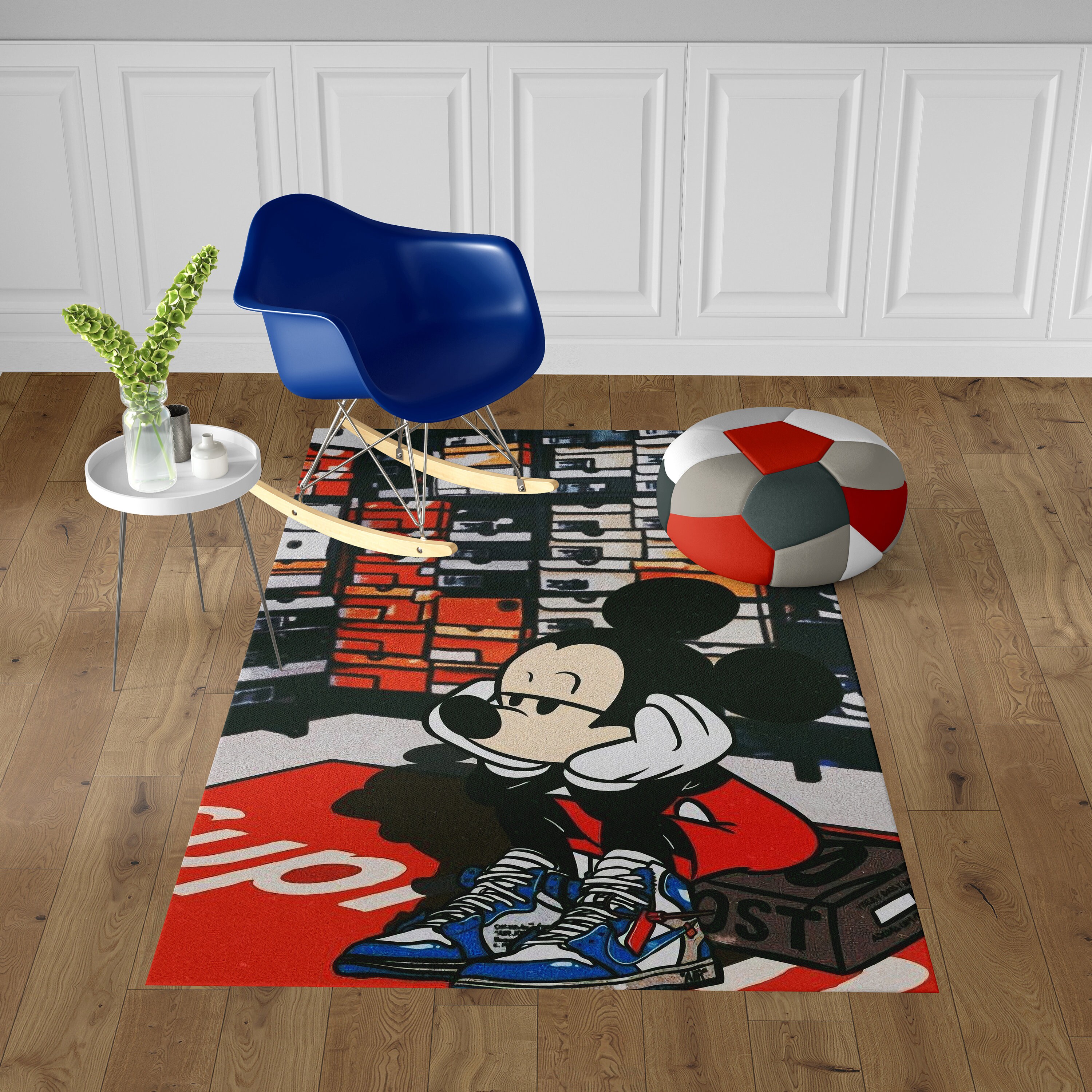Mickey Mouse Hypebeast Rug Hypebeast Decor Hypebeast Carpet Etsy