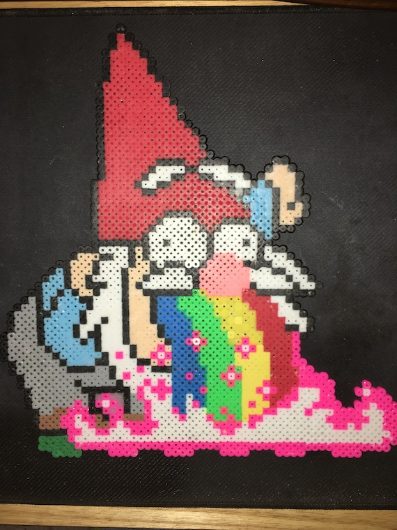 Gravity Falls Puking Gnome Perler Etsy