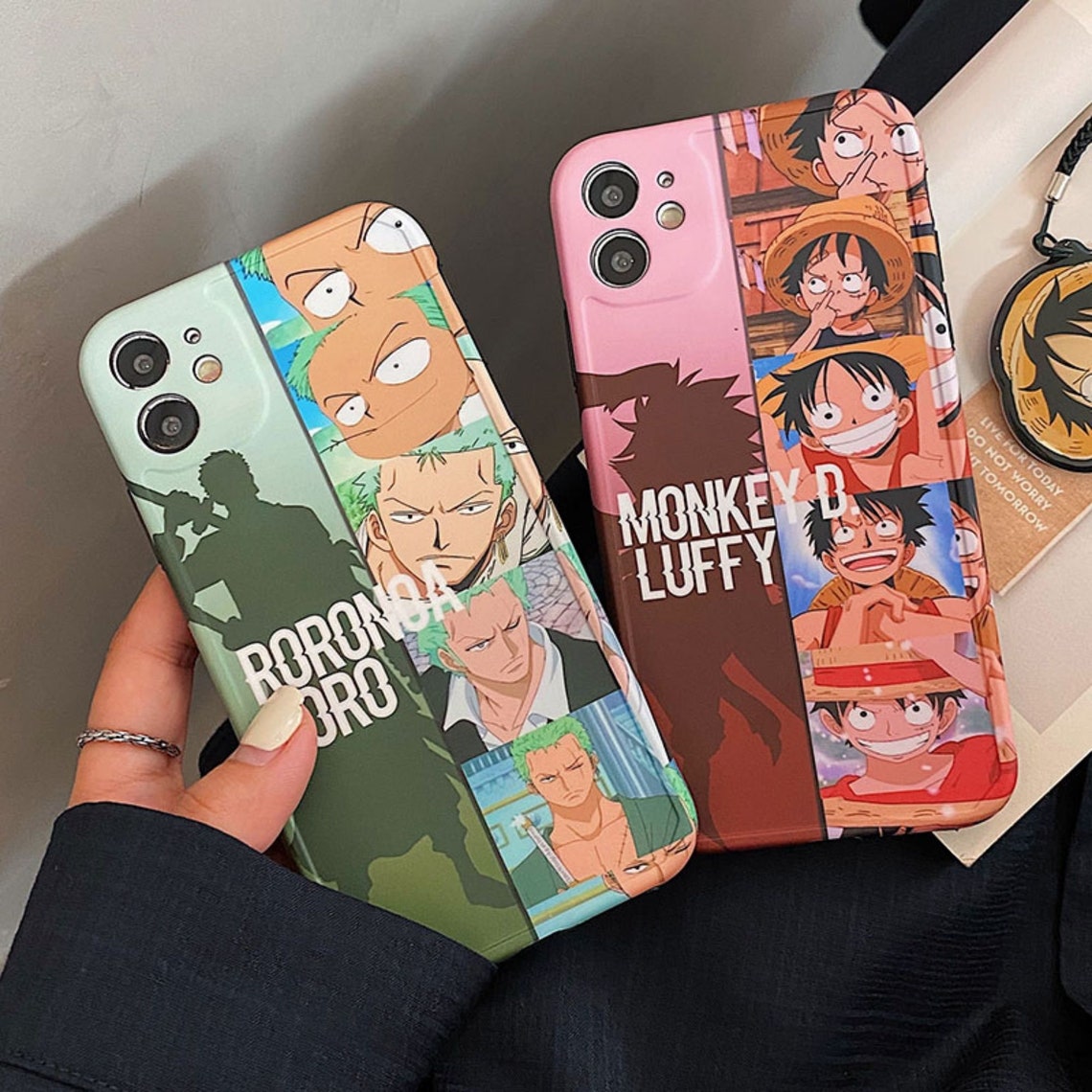 Anime Cartoon Luffy Zoro DBZ Anime iPhone Case For iPhone 7 8 | Etsy