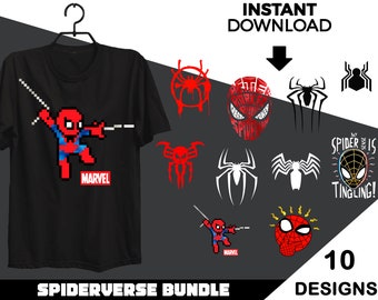 Spiderman spiderverse SVG bundle, Manga SVG bundle, Japanese Bundle, AI Files - Studio3