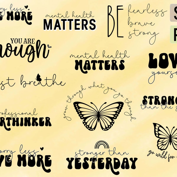 Inspirational-Svg-Bundle-Mental 13 Desings