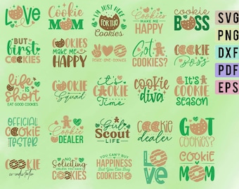 Girl Scout Cookie 25 Designs SVG Bundle