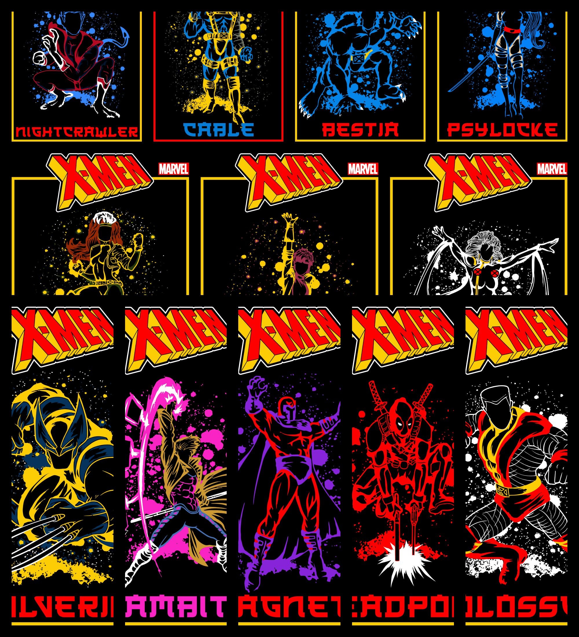 Xmen Vector - Etsy