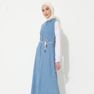 Denim abaya uk discount