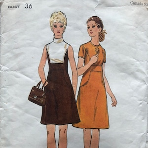 Butterick 6005 | Bust 36 | Dress | Vintage 1970s Sewing Pattern