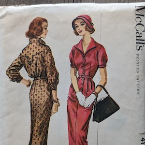 McCall&#39;s 4174 | Bust 32 | Dress | Vintage 1950s Sewing Pattern
