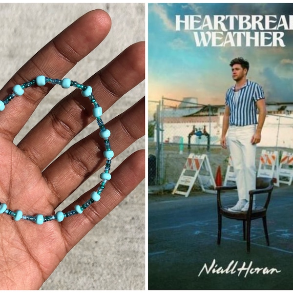 Niall Horan Heartbreak Weather — elastic seed beaded bracelet