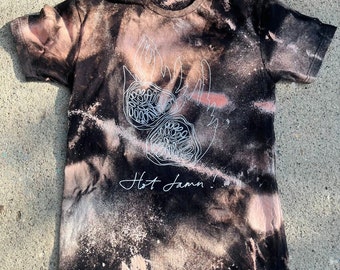 Hot Jamn! passion fruit t-shirt // hand-bleached