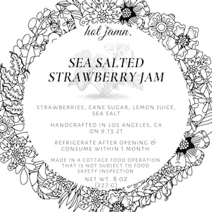 Sea Salted Strawberry Jam image 6