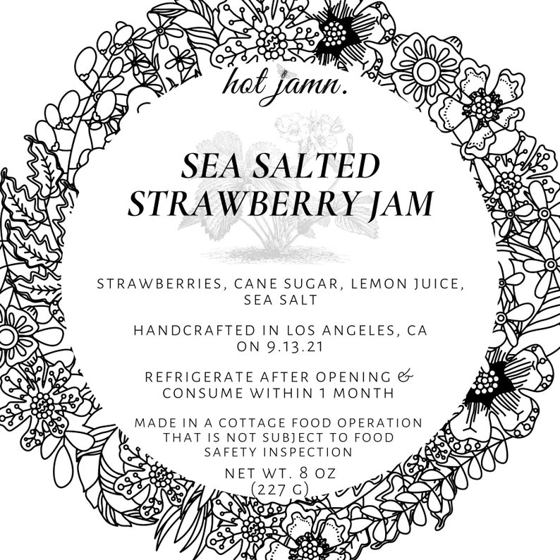 Sea Salted Strawberry Jam image 6