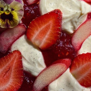 Strawberry Raspberry & Rhubarb Jam image 2
