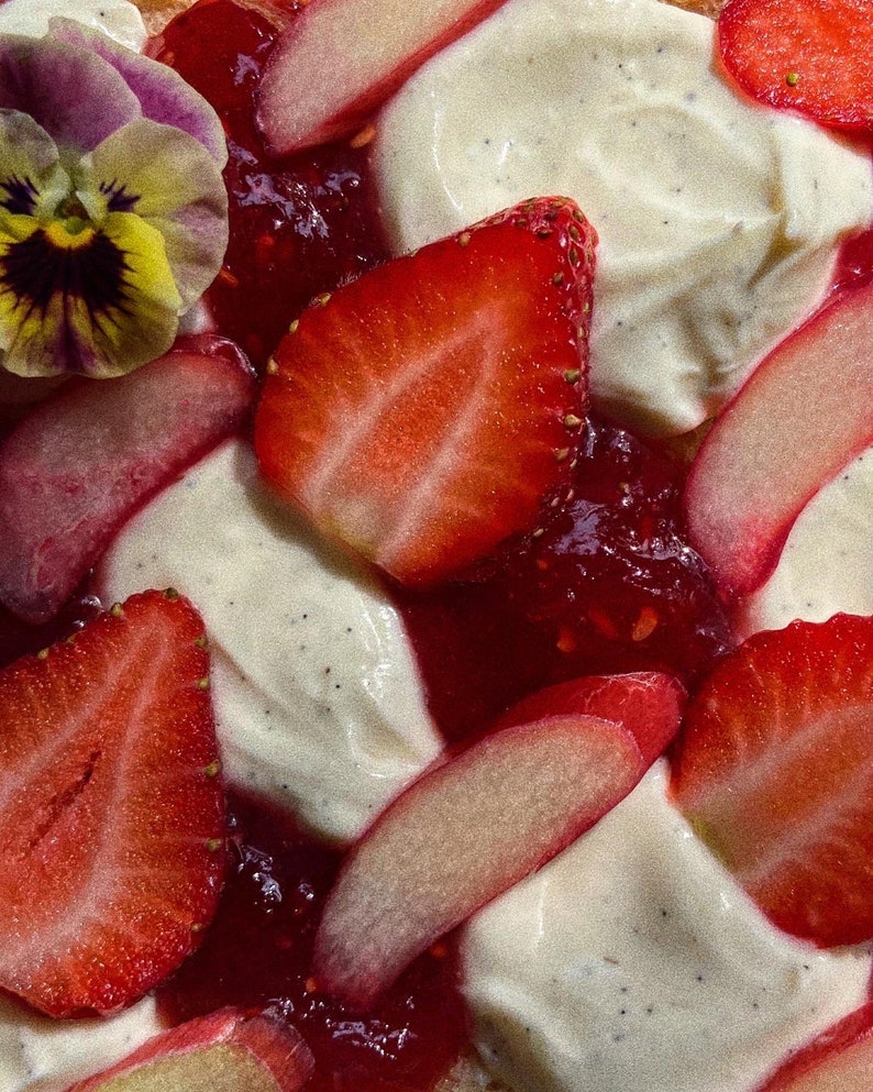 Strawberry Raspberry & Rhubarb Jam image 2