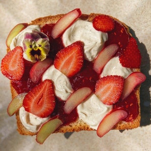 Strawberry Raspberry & Rhubarb Jam