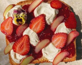 Strawberry Raspberry & Rhubarb Jam
