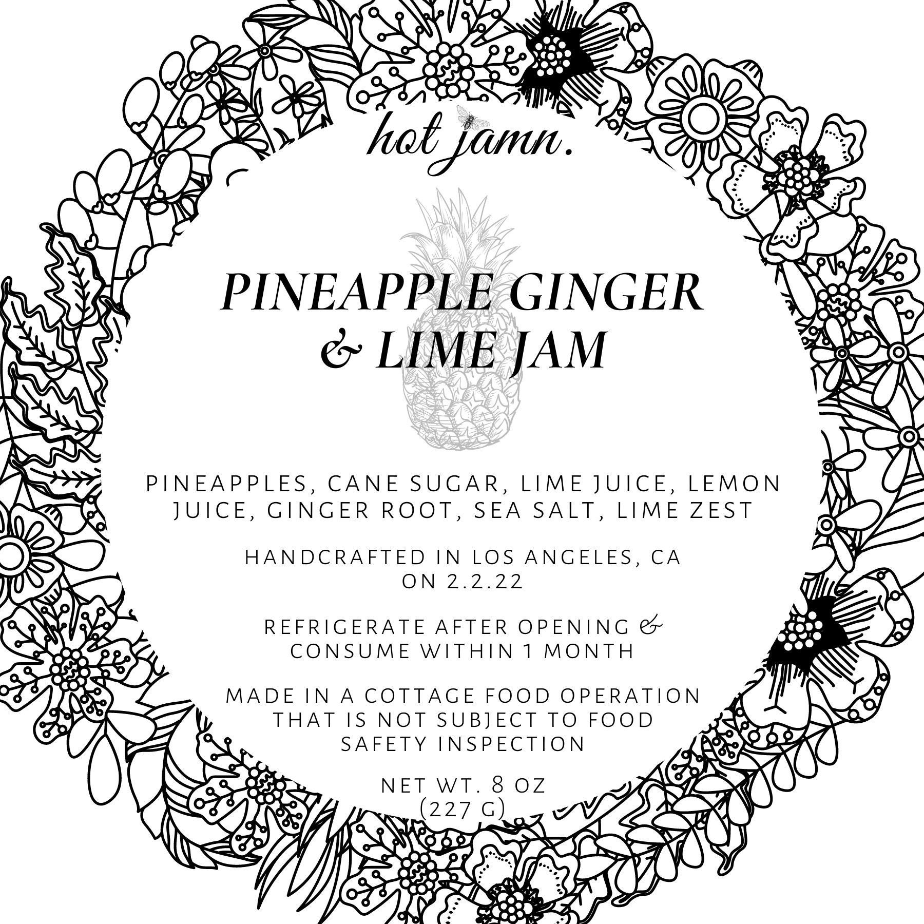 Pineapple Ginger & Lime Jam Etsy