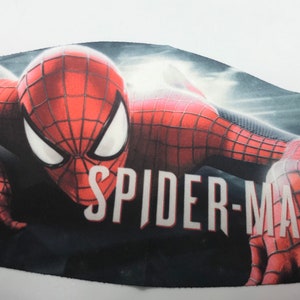 Spider-Man/Spider Man Face Mask/ Spider Man Mask/Children’s Mask/ Kids Face Mask/Washable/Reusable