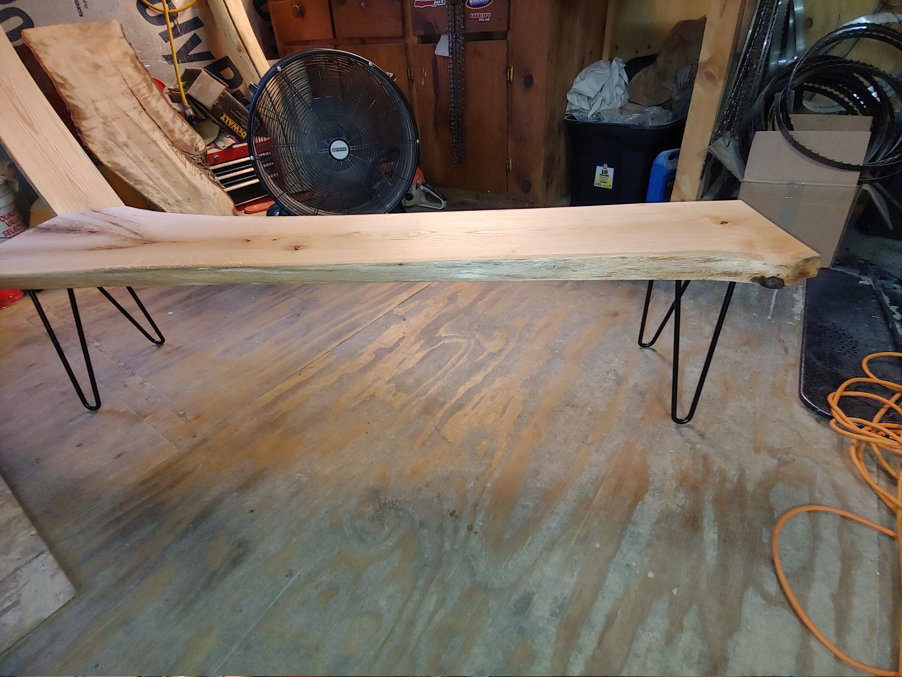 Live Edge Red Oak Coffee Table Etsy